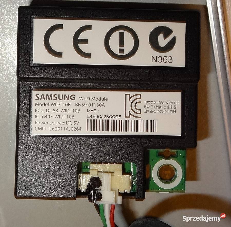 Samsung 51D6900DS WiFi WIDT10B BN5901130A Szczecin