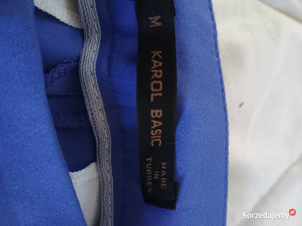 Wyjątkowe Spodnie Marki Karol Basic Połączenie niebieski Strzelce Krajeńskie