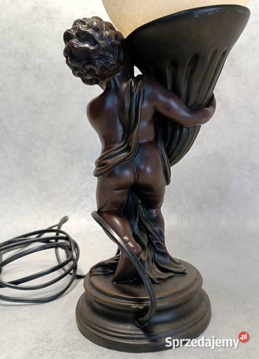 Lampa stołowa z Cherubinem Putto Amorek Aniołek Rzeszów