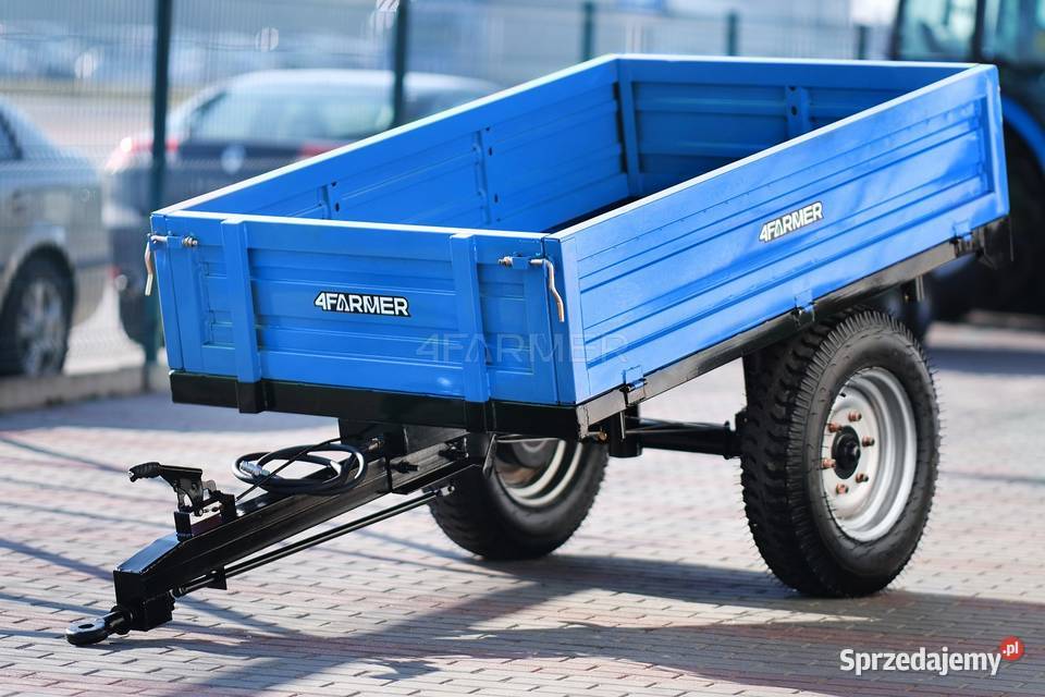 Przyczepa rolnicza jednoosiowa 15T z kiprem podkarpackie Tajęcina