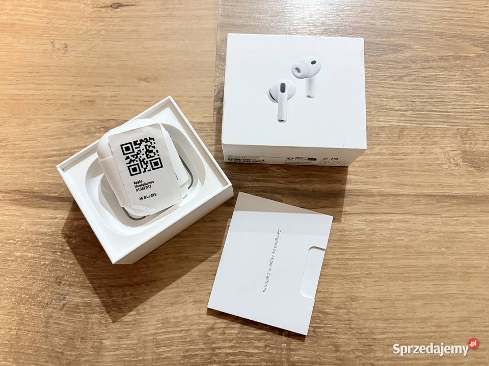 Słuchawki bezprzewodowe AirPods Pro 3 ANC Apple Turek