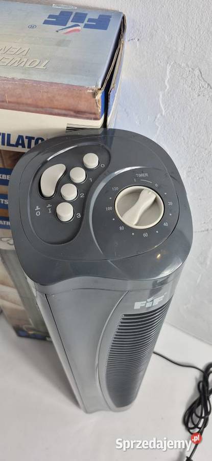 NOWY Wentylator Kolumnowy FiF Medion 50W Timer lubelskie Biłgoraj