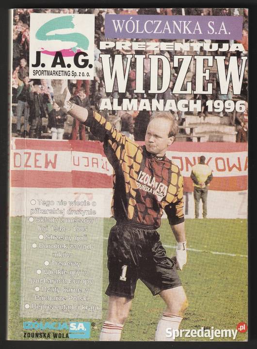 WIDZEW ALAMANACH 1996 Rok wydania 1996 Pozostałe Łódź