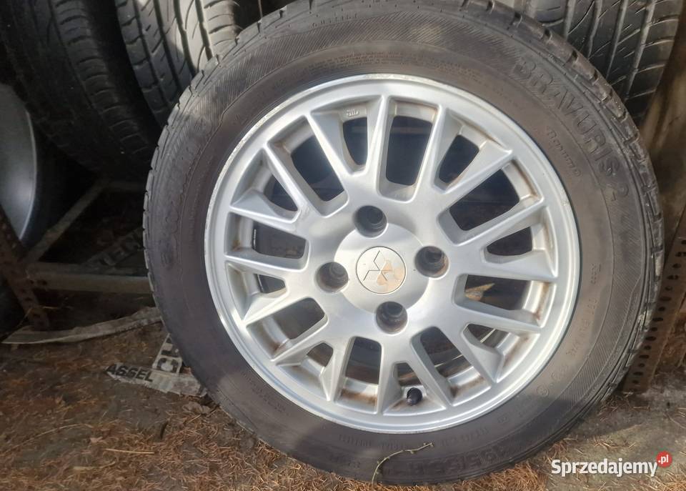 4koła Mitsubishi 19555R15 aluminiowe z oponami Piaseczno