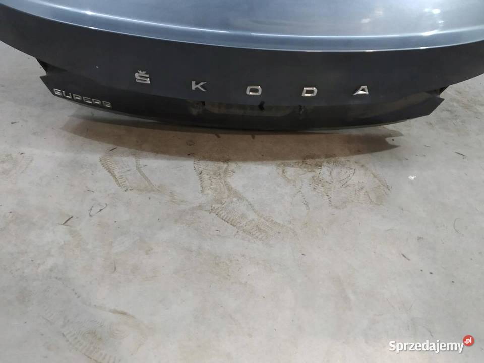 KLAPA TYŁ SEDAN Skoda Superb III 2015 Klapy bagażnika świętokrzyskie sprzedam