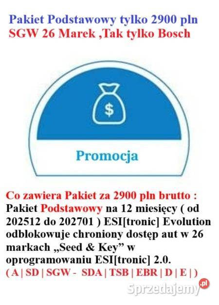 Kts 560 SGW SDA 26 marek dostęp na 3 lata Bielsko-Biała
