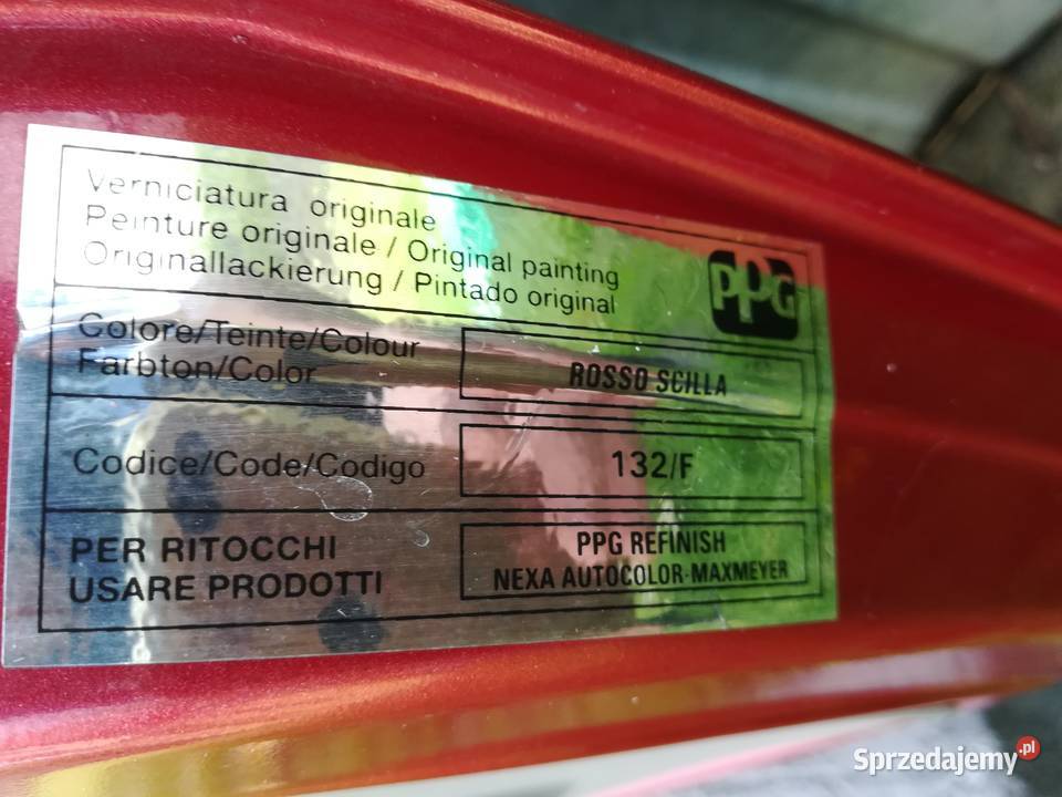 Klapa Tylna Do Fiata Pandy II KOMPLETNA Stan osobowe Będzin