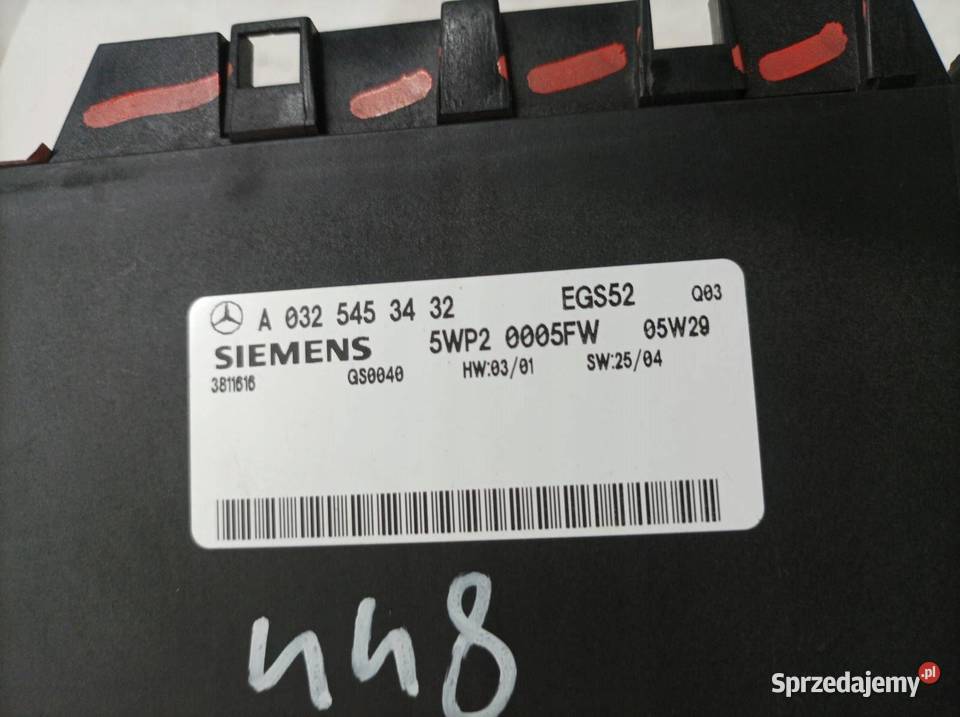 MODUŁ SKRZYNI 0325453432 MercedesBenz Eklasa III osobowe sprzedam