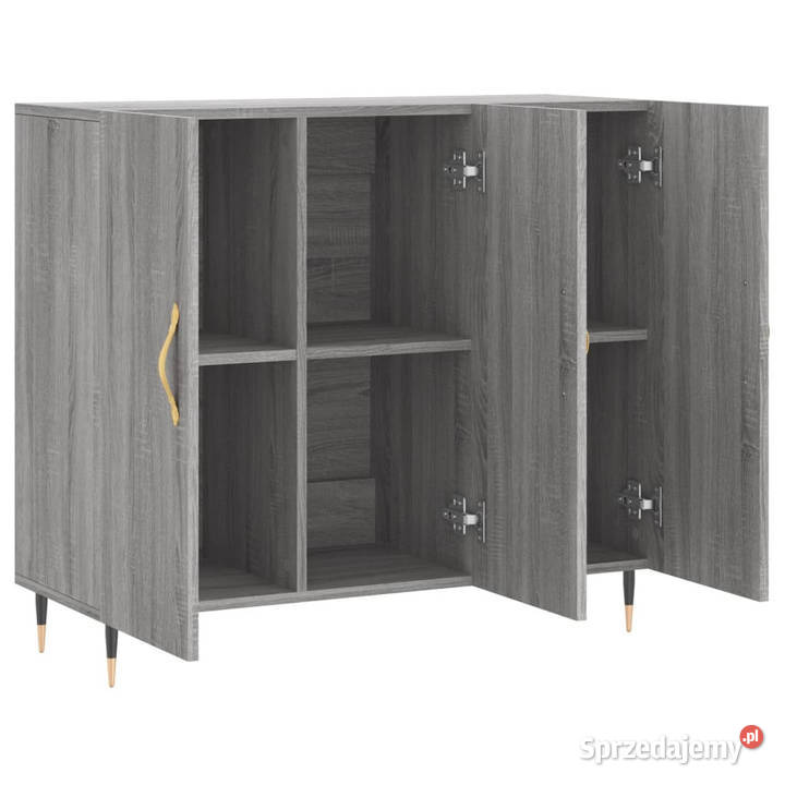Szafka szary dąb sonoma 90x34x80 materiał Warszawa