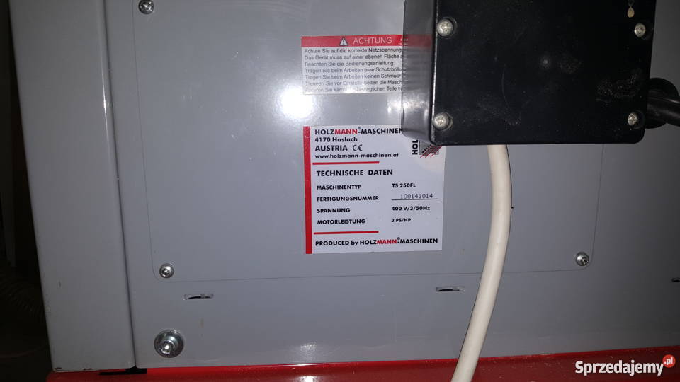 Mała Pilarka Formatowa Odciąg i piłynie Kosakowo