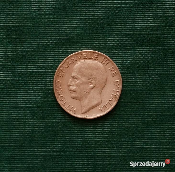 Włochy 5 centesimi 1924r Gliwice sprzedam