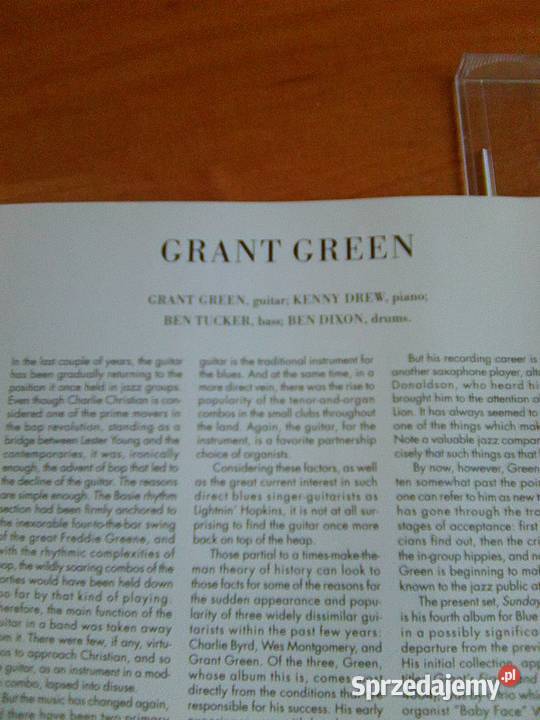 Grant Green Sunday Mornin CD CD