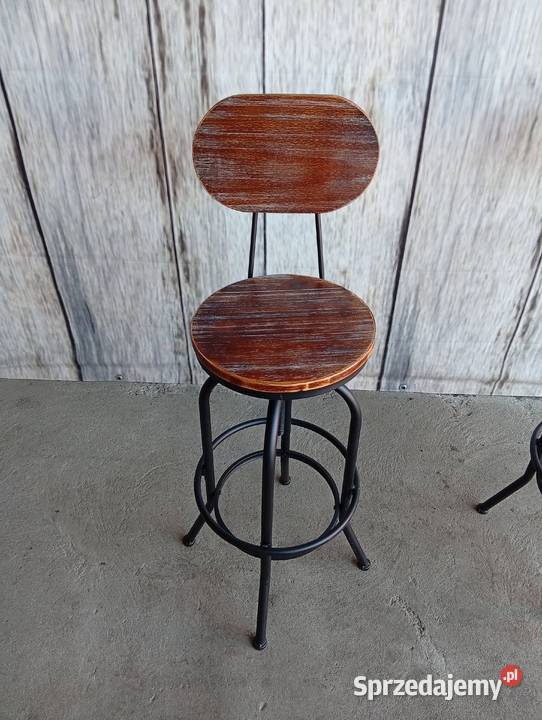 stołki barowe hokery w stylu industrialnym Diwhy Byczyna