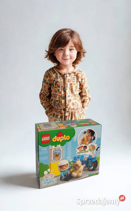 LEGO DUPLO 10967 Motocykl policyjny Pies zaginął sprzedam