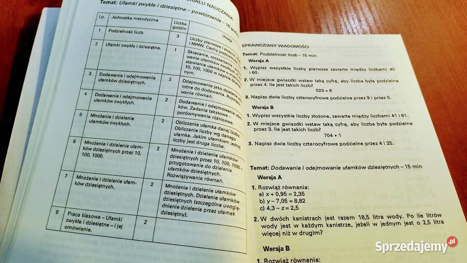 Matematyka 6 książka nauczyciela Anna Drążek szkoła podstawowa