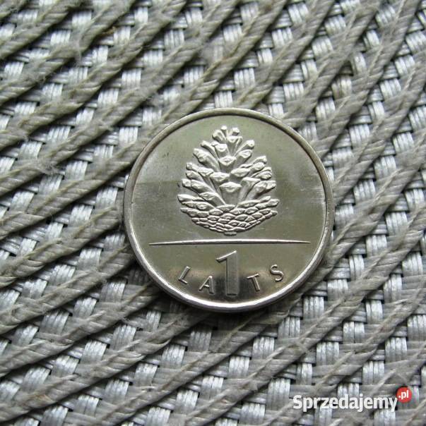 Łotwa 1 Lats 2006r Szyszka Numizmatyka Antyki, Sztuka, Kolekcje Kalisz