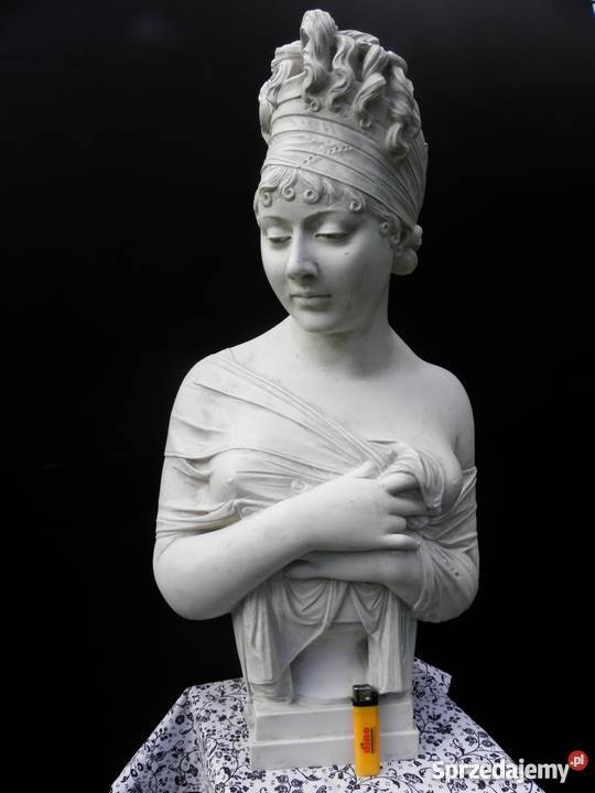 Rzeźba Popiersie 65 marmur carrara wielkopolskie Poznań