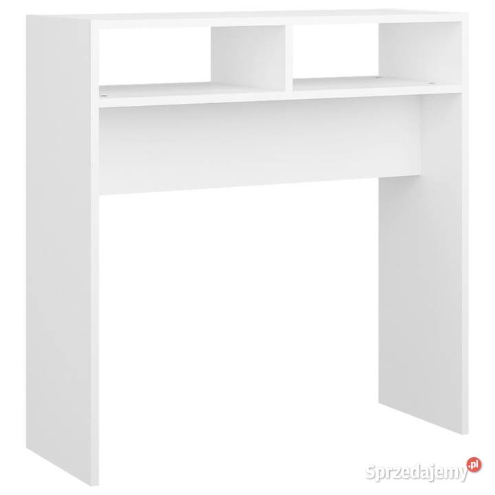 Stolik konsolowy biały 78x30x80 materiał Warszawa