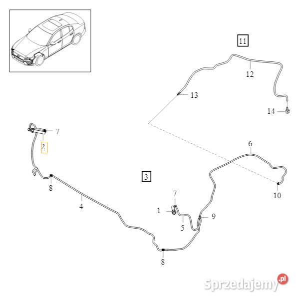 VOLVO S60 III V60 II lewy spryskiwacz lampy Gadgety motoryzacyjne dolnośląskie Bielany Wrocławskie