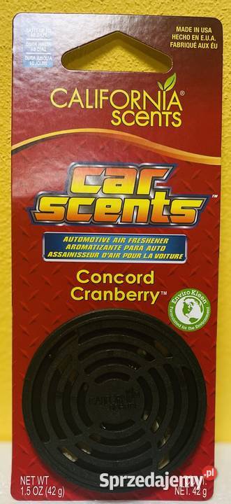 CALIFORNIA CAR SCENTS - Concord Cranberry