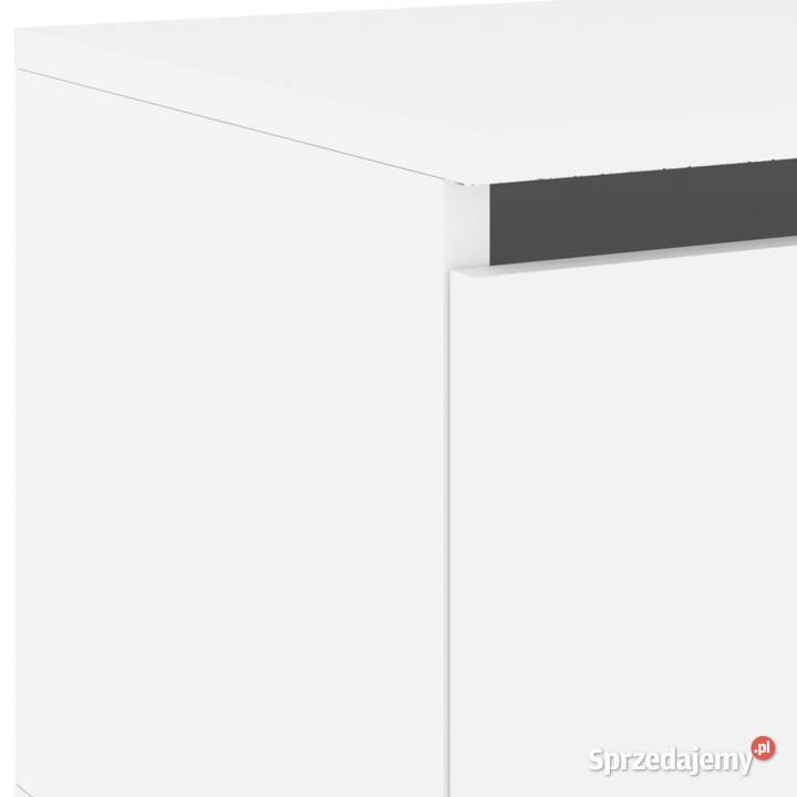 Wiszące szafki nocne z LED 2 białe WM836827 Nocne mazowieckie