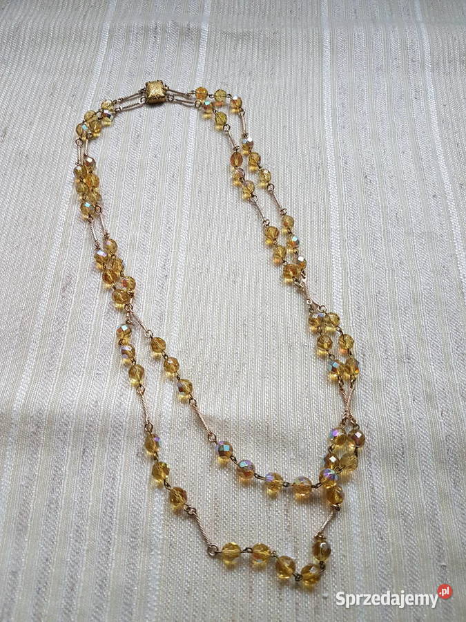 Piękne stare korale Jablonex Trzebinia sprzedam