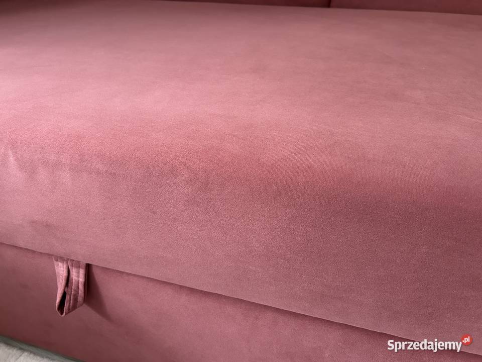 Łóżko dziewczynki róż welurowe stan idealny Olszewnica Stara