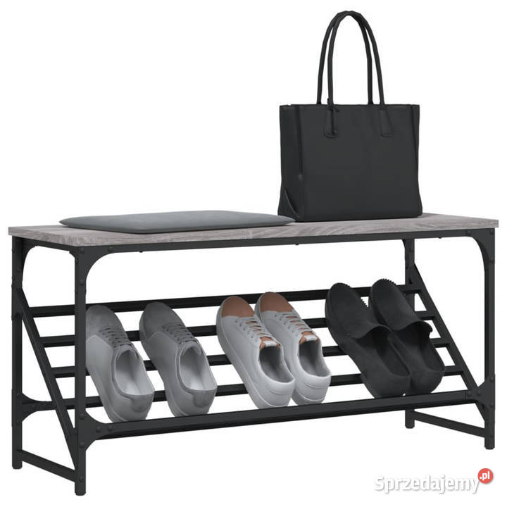 Stojak na buty szary dąb sonoma 90x30x45 Warszawa sprzedam