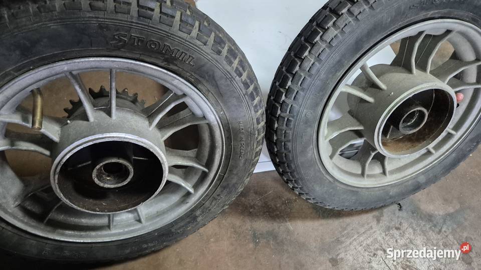Motorynka nowe koła prl stomil Hryniewicze