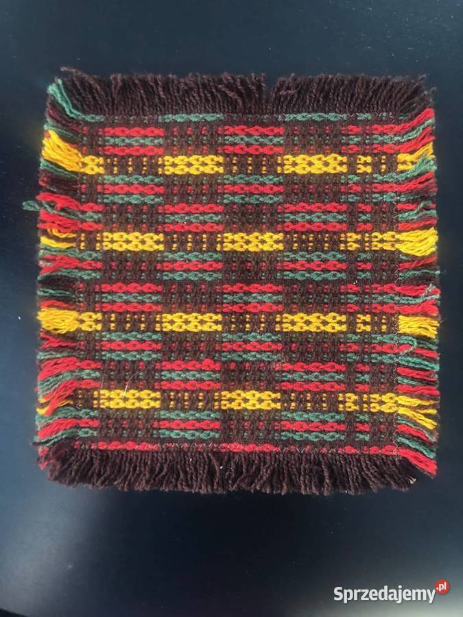 6 kilimowe serwety Cepelia PRL lata 70 XX w Kraków