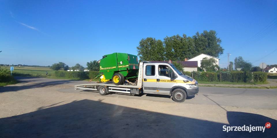 Pomoc drogowa Autolaweta Laweta Transport Maszyn Brzeziny