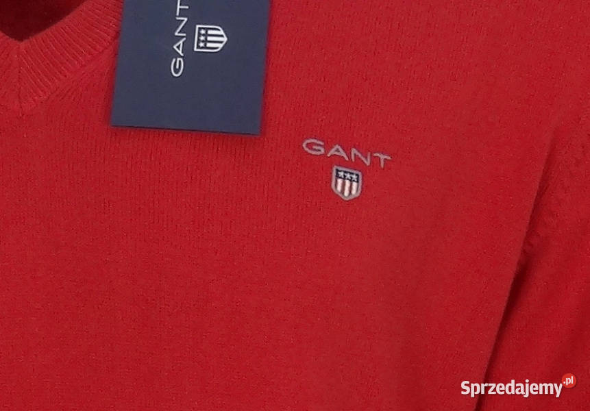 Gant sweter męski czerwony bawełniany xl Rozmiar XL Toruń