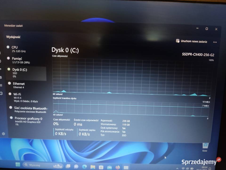 Lenovo ThinkPad E570 Intel Core i5 8 GB 240GBSSD USB 3.0  małopolskie Żegocina
