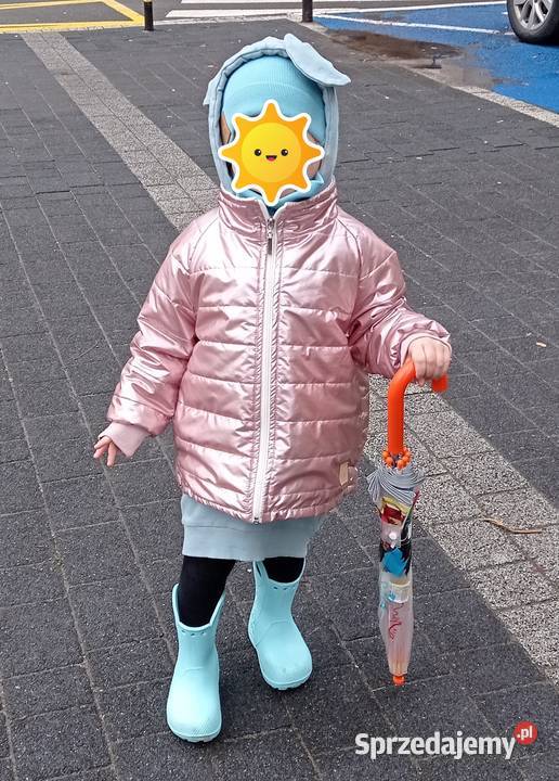 Unikatowa kurtka różowa błyszcząca metalik Kurtki i płaszcze śląskie Katowice