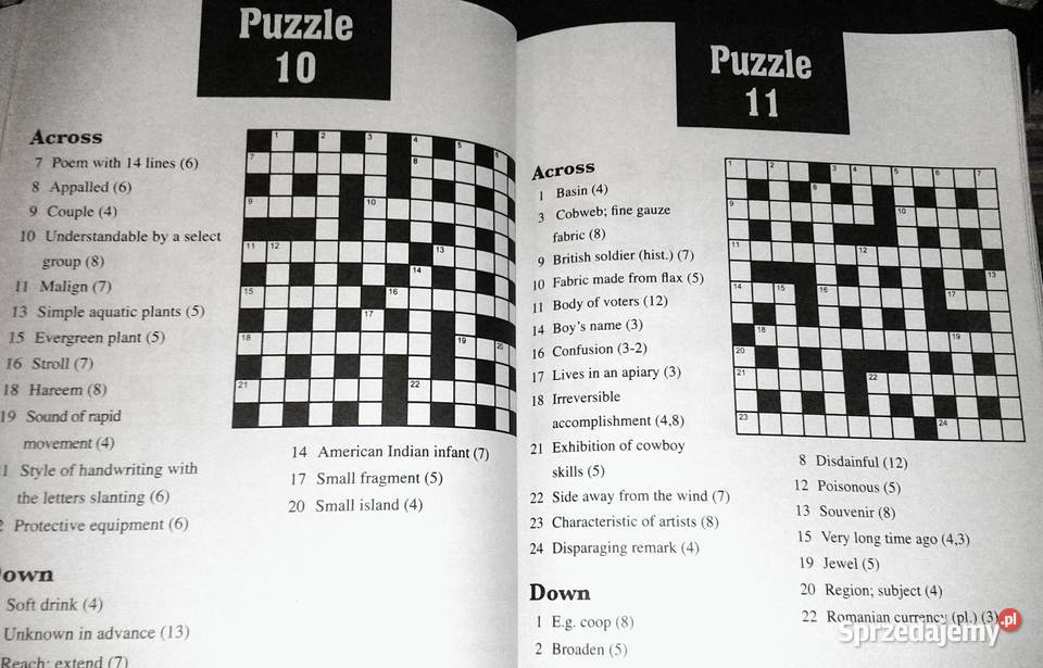 Amazing Crossword Puzzles Peter Haddock Rok wydania 1991 Chełm
