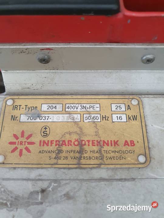 Promienik ciepła lampa grzewcza podczerwieni Środa Wielkopolska