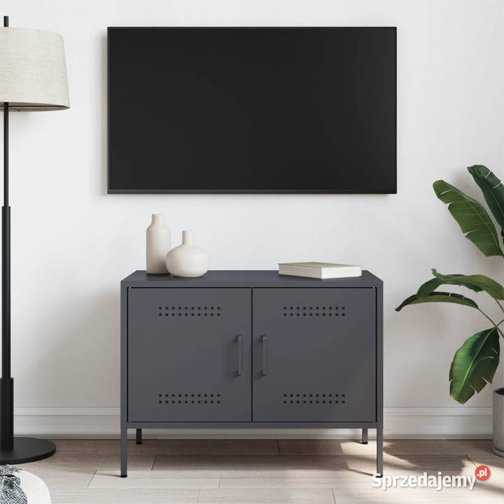 Szafka RTV antracytowa 68x39x505 stalowa Warszawa sprzedam