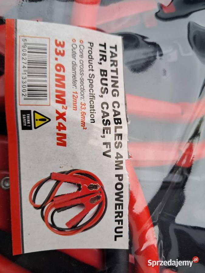 Kable rozruchowe TIR Bus mocne 4 m śląskie Częstochowa