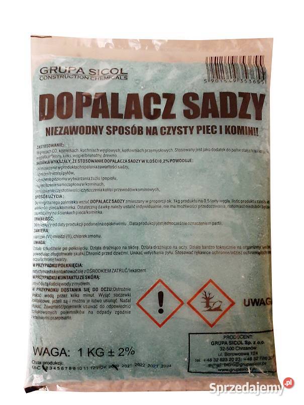DOPALACZ SADZY 1 czysty piec komin sprzedam