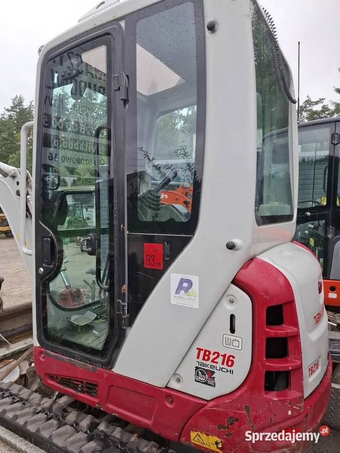Minikoparka Takeuchi TB216 Rok produkcji 2017 Puzdrowo
