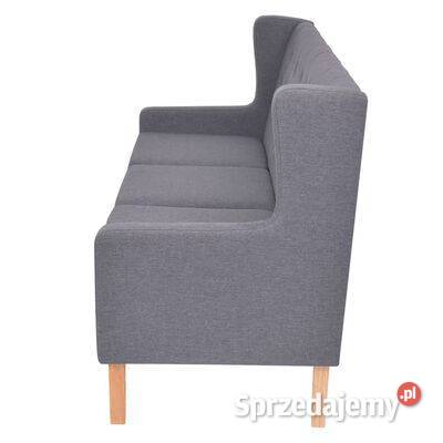 vidaXL 3osobowa sofa tapicerowana tkaniną