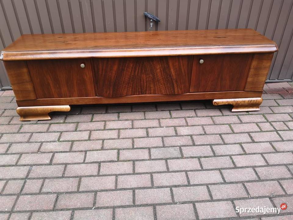 Komoda ARTDECO Orzech Niska RTV Stara Antyk Swarzędz sprzedam