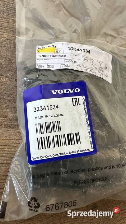 LEWY ŚLIZG MOCOWANIE ZDERZAKA PRZÓD VOLVO XC40 Gorzów Wielkopolski