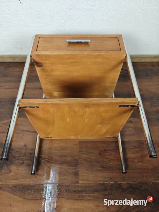 Szafki nocne Chrom Czereśnia Teak Art Deco Warszawa