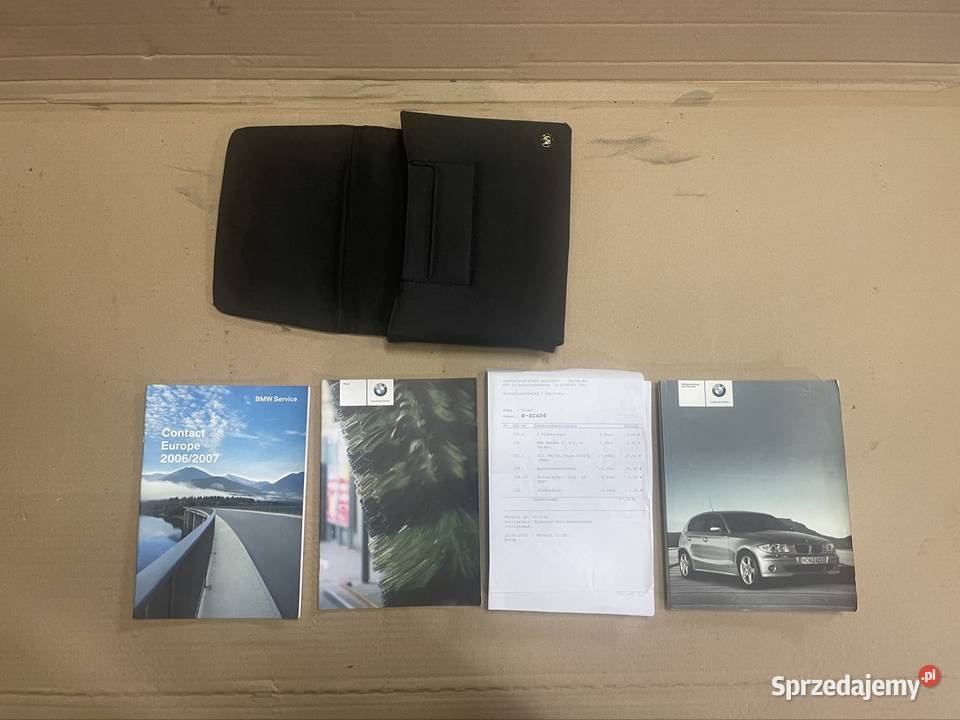 Książka serwisowa instrukcja obsługi bmw 1 e87 Szczecin sprzedam