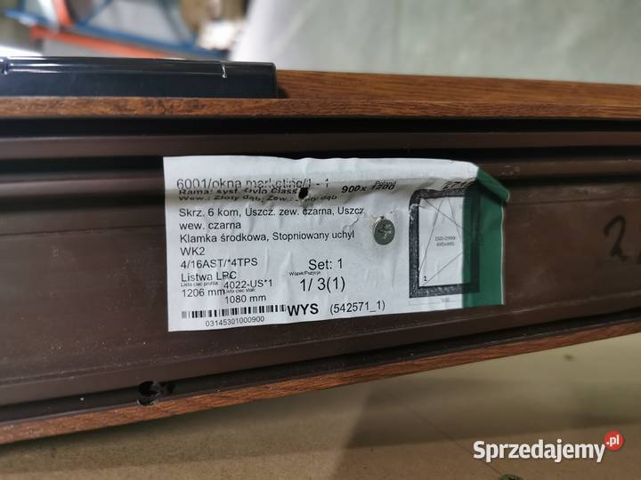 Okno Złoty Dąb 120x90 lewe 6 komorowe Drzwi i okna małopolskie Kraków