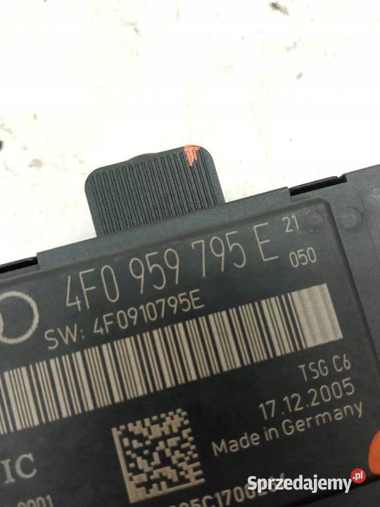 MODUŁ DRZWI TYŁ 4F0959795E Audi A6 III 20042011 sprzedam