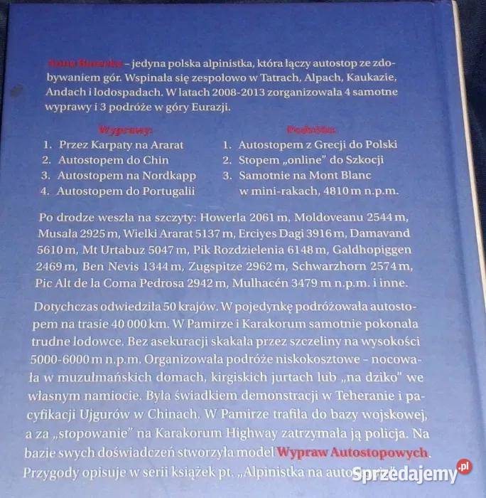 Alpinistka na autostopie Tom 1 Karpaty na Ararat lubelskie Chełm