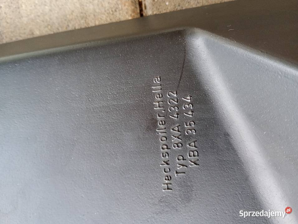 Spojler tył tylny klapy Hella Dębowa Kłoda sprzedam