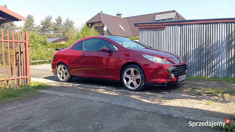 Peugeot 307 CC Sport 20 177 RFK Cabrio Skóra 18 bordowy 307 CC Jaroszowice